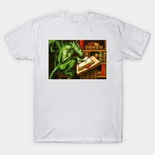 Librarian Dragon T-Shirt